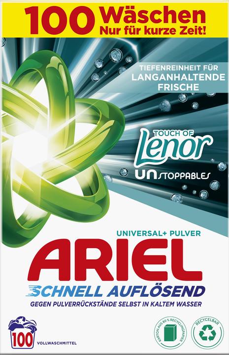 Produktbild Ariel Unstoppables (100 Waschgänge, Waschpulver)
