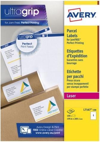 Actual product image Avery Shipping labels opaque