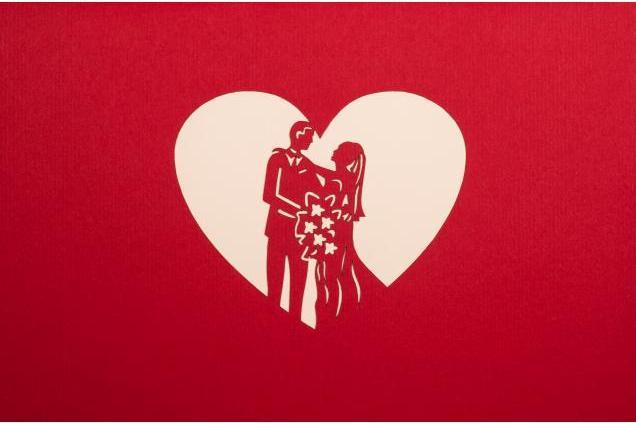 Hervorragend Hochzeitskarte (1 Stk.)