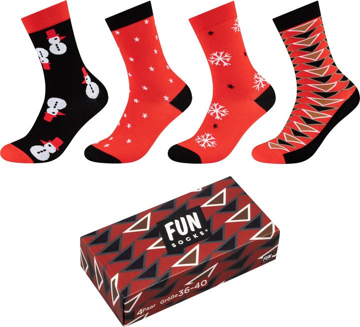 Produktbild Fun Socks BOXES 4er Pack (4er Pack, 36, 40)