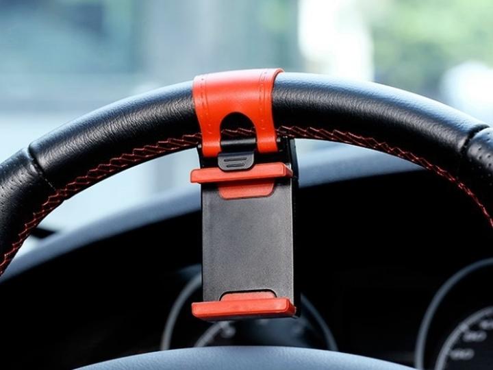 Image du produit G-Case Car Steering Wheel Holder Mount Volant de voiture Bike Holder