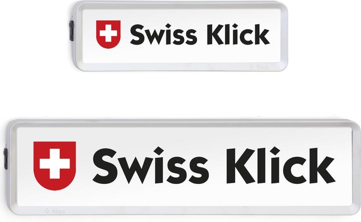 Produktbild Swissklick Wechselnummernrahmenhalter (Front + Heck, Langformat)