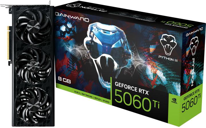 Immagine prodotto Gainward VGA RTX5060TI 8GB Python III (8 GB)