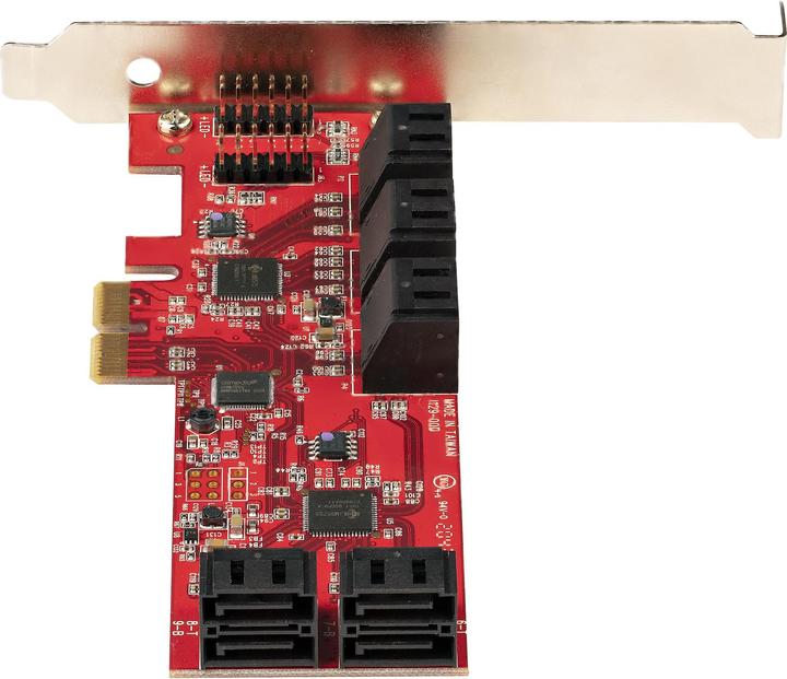 Image du produit StarTech com PCIe SATA Controller Karte - 10 Port SATA 3 Erweiterungskarte/Kontroller für PCIe x2 -