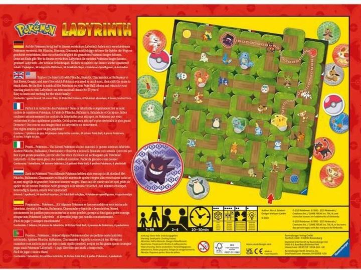 Image du produit Ravensburger Labyrinthe Pokémon (Allemand, Français, Italien)