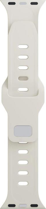 Actual product image 3MK Silicone Watch Strap beżowy/beige dla Apple Watch 38/40/41mm (Silicone, Stainless steel)