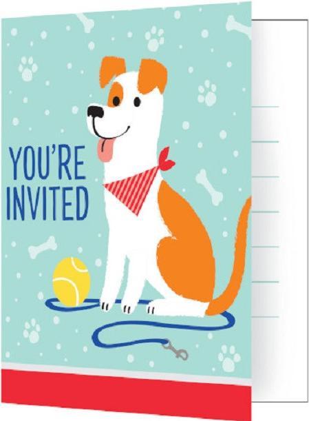 Image du produit Creative Party Invitations d'anniversaire Chiens