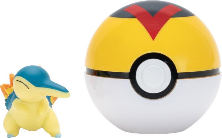 Actual product image Pokémon - Clip N Go Cyndaquil with Level Ball - (PKW4150)