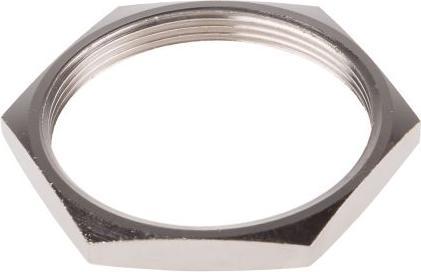 Actual product image Rs Pro Nickel plated brass locknut,M50 6mm T (M50)
