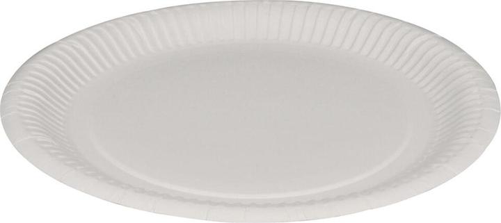 Image du produit Abena Paper plate, Gastro, Ø23cm, white, paperboard, clay coating (50 x)