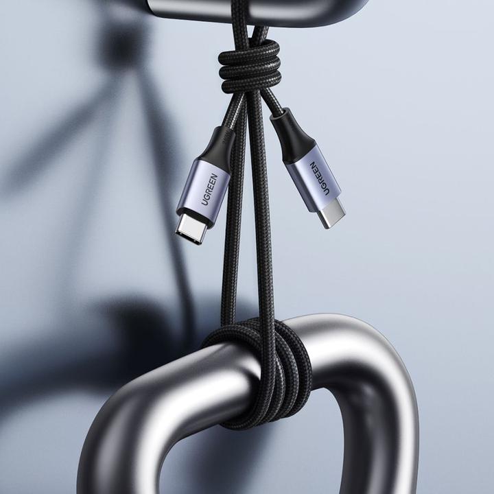 Productafbeelding Ugreen USB-C naar USB-C USB4 kabel, 240W, 2m (zwart) (2 m, USB 2.0)