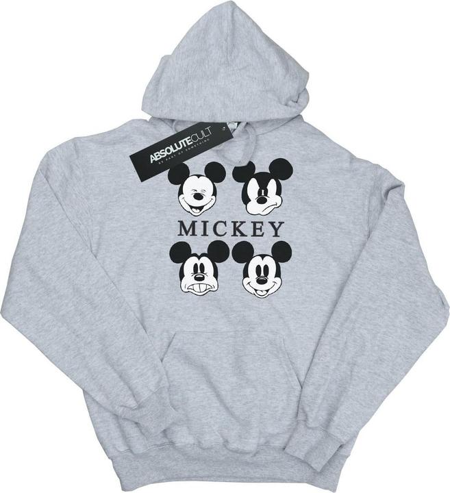 Immagine prodotto Disney Mickey Mouse Four Heads Felpa con Cappuccio Ragazze (152, 158)