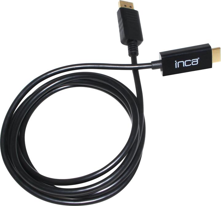 Image du produit Inca DisplayPort vers HDMI,Câble 1,8 m,10,2 Gbit/s (max.) (1.80 m, DisplayPort, HDMI)