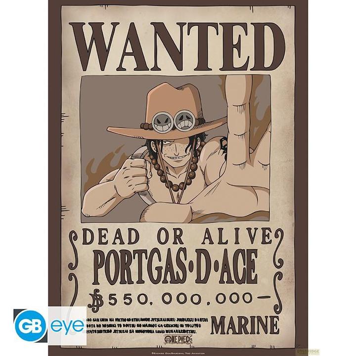 Actual product image ABYstyle One Piece - Wanted Sabo & Ace (52 x 38 cm)