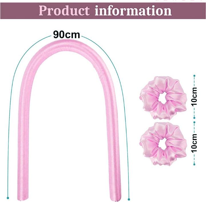 Image du produit ASMI Soft Heatless Curling, Lockenwickler ohne Hitze, 3-teilig