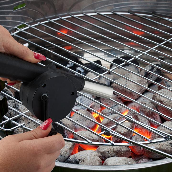 Image du produit Relaxdays Ventilateur de barbecue manuel set de 2