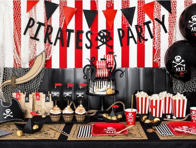 Image du produit Partydeco Chapeau de pirate et cache-oeil