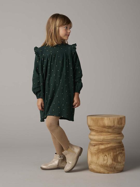 Actual product image Vertbaudet Girls' dress with flounces, muslin (146)