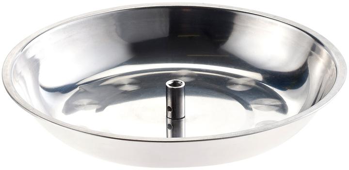Rosenstein & Söhne Edelstahl-Grillschalen für Döner-Grill DSG-200 und DSG-300