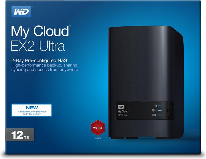 Image du produit WD My Cloud EX2 Ultra (2 x 6 To, WD Red)