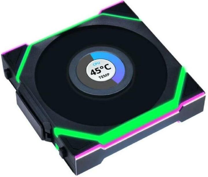 Immagine prodotto Lian-Li UNI FAN SL Ventola LCD wireless, ARGB, PWM, confezione da 3 pezzi con controller - lama invertita (120 mm, 3 x)