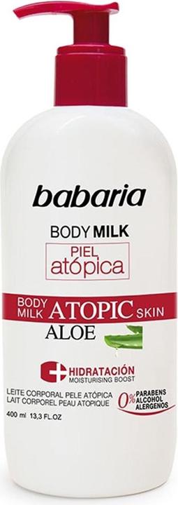 Immagine prodotto Babaria PIEL ATOPICA latte corpo aloe vera 0% 400 ml (Latte corpo, 400 ml)