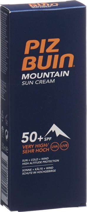 Piz Buin Mountain Suncream (Suntan cream, SPF 50+, 50 ml, 72 g)
