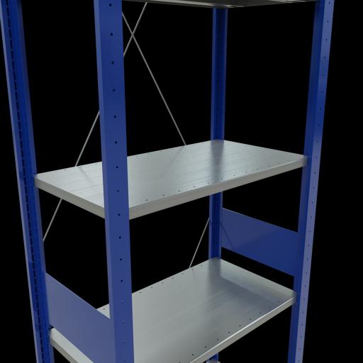 Actual product image Schulte Lagertechnik MULTIplus150 basic racking system with cross braces