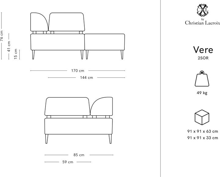Produktbild CXL by Christian Lacroix Vere (4-Sitzer, 2-Sitzer, 3-Sitzer)