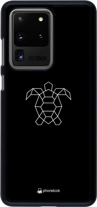 Produktbild PhoneLook Hülle Turtles lines on black (Samsung Galaxy S20 Ultra)