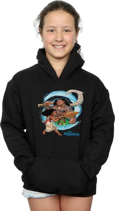 Actual product image Disney Girls Moana And Maui Wave Hoodie (152, 158)