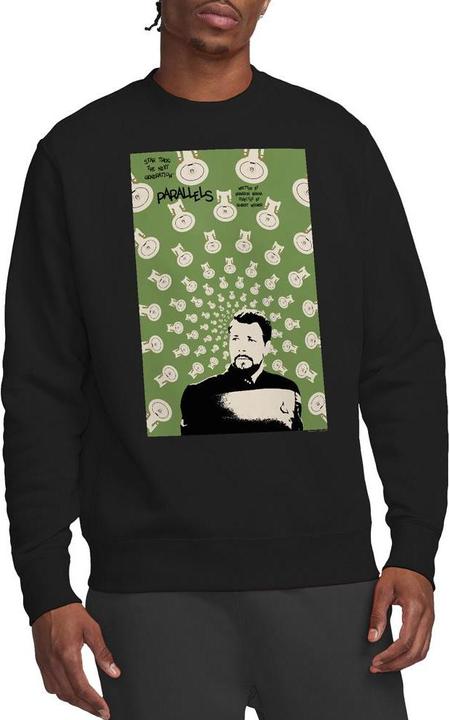 Actual product image Unisex Adult The Next Generation Season 7 Episode 11 Sweatshirt (L)