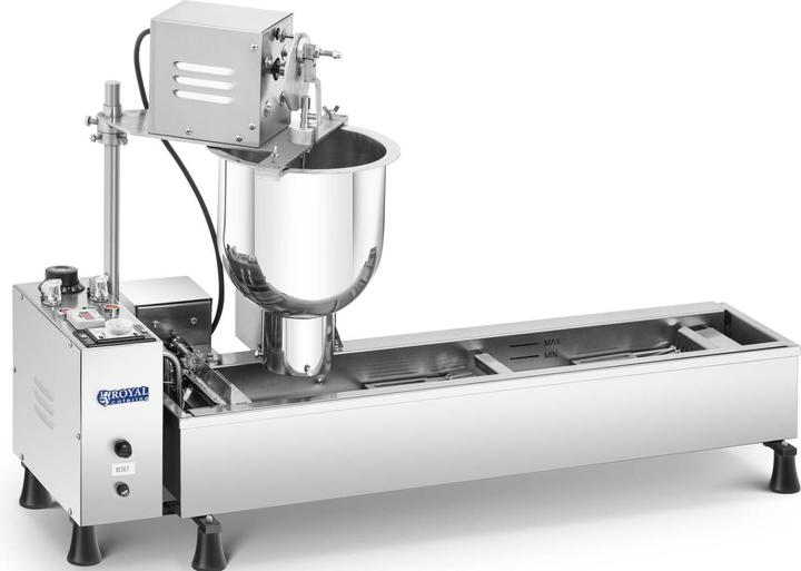 Produktbild Royal Catering Donut Maschine Donutmaschine Donutmaker Profi Vollautomatisch Edelstahl 900Donut