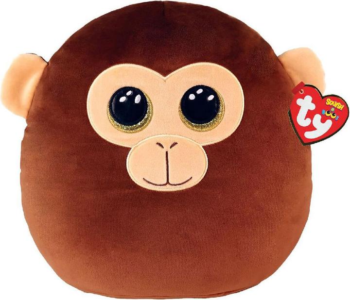 Actual product image Ty Squish a Boo Dunston Brown Monkey 31cm (31 cm)