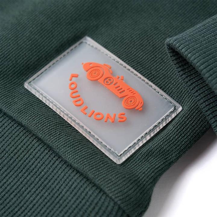 Produktbild VidaXL Kinder-Sweatshirt Dunkelgrün 128,Material: 92 % Baumwolle (128)