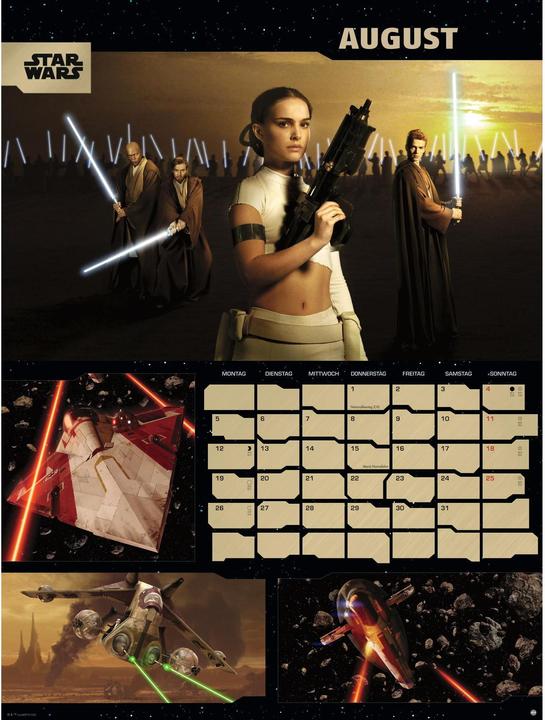 Produktbild Star Wars Broschur XL Kalender 2024 (45 x 30 cm, Deutsch)