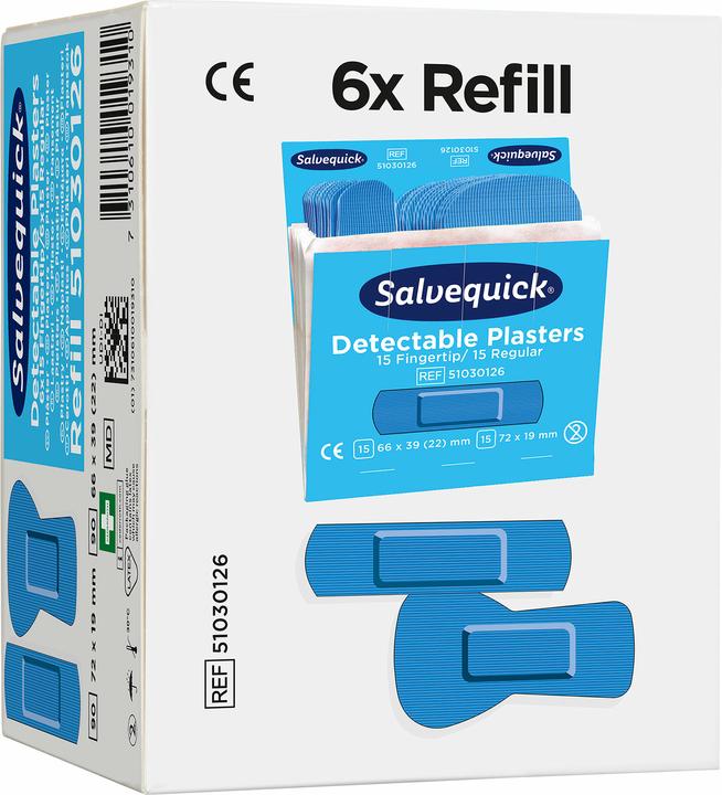 Image du produit Salvequick Recharge de bandes de pansements détectables (30 x)