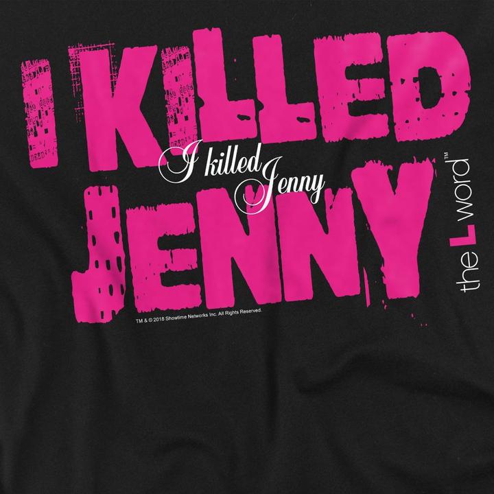 Actual product image The L Word Unisex Adult I Killed Jenny T-Shirt (M)