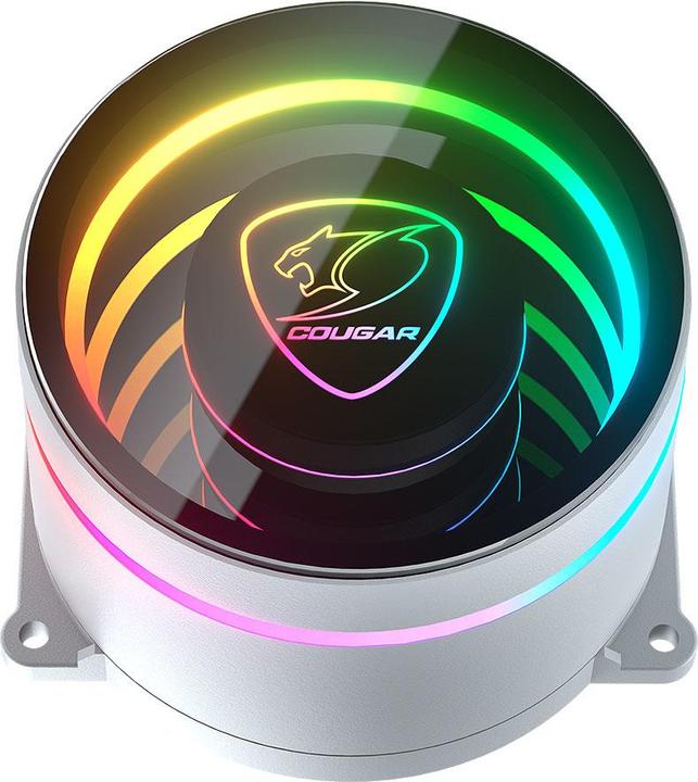 Actual product image Cougar Kit Watercooling AIO Poseidon Elite RGB - 240mm (Blanc)
