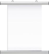 Produktbild Franken Plakatleiste, Aluminium, silber, Länge: 600 mm passend für DIN A0, zwei verstellbare Aufhängeösen (A1, 1 x)