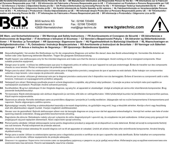 Produktbild BGS Elektronisches Stethoskop