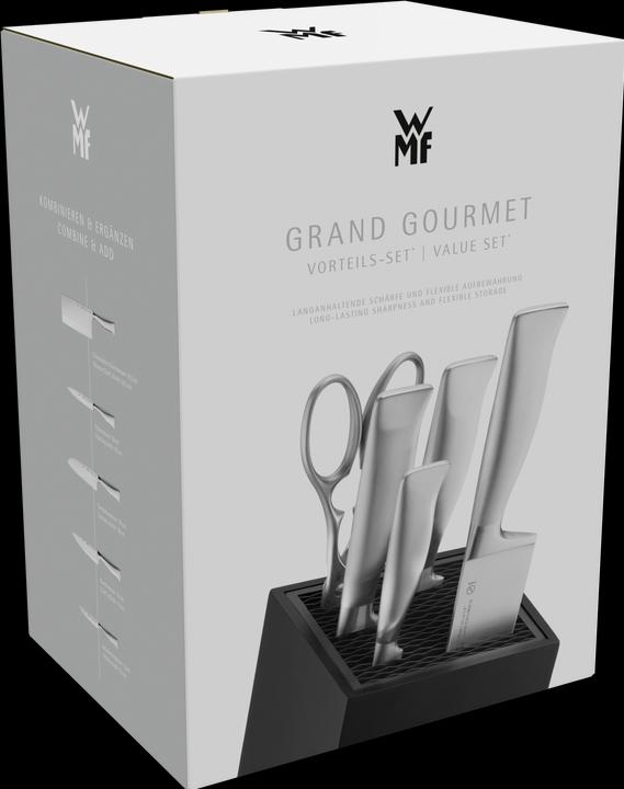 Produktbild WMF Grand Gourmet Vorteils Messerblock mit Messerset 6teili