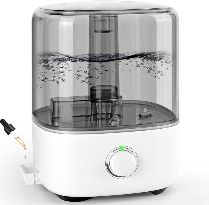 Produktbild Vankarr Ultraschall-Luftbefeuchter mit Top-Fill und 360° Düse (50 m²)