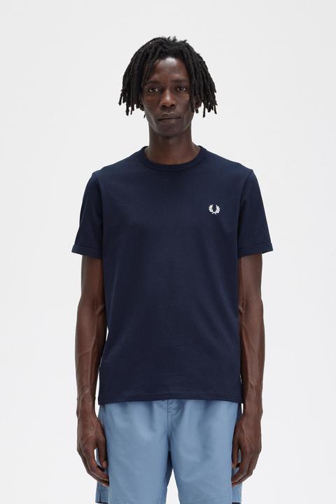 Immagine prodotto Fred Perry Maglietta Ringer navy (L)