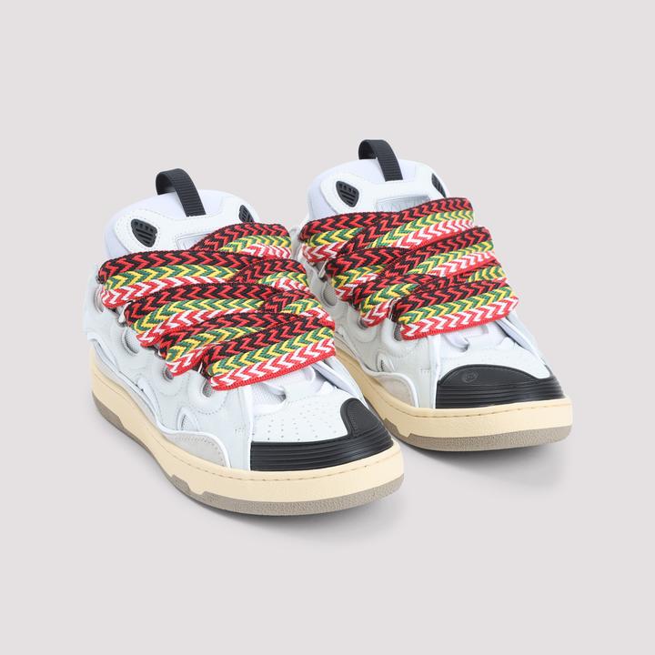 Immagine prodotto Lanvin curb sneakers in leather and suede with multicolor laces (43)
