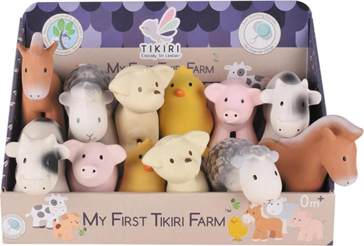 Produktbild Tikiri Rasseln Bauernhof Naturkautschuk ( assortiert)