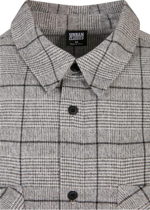 Produktbild Urban Classics Long Oversized Checked Greyish Shirt (M)