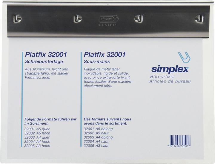 Produktbild Simplex Schreibplatte Platfix (23.5 x 18 cm)