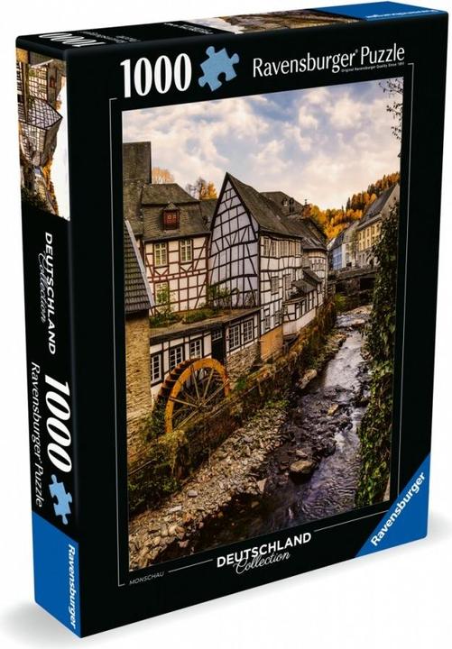 Actual product image Ravensburger Puzzle 12000792 - Monschau in der Eifel - 1000 piece jigsaw puzzle for adults aged 14 and over (1000 pieces)