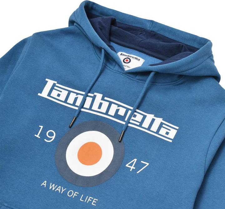 Actual product image Lambretta Mens AW24 Target Hoodie (S)
